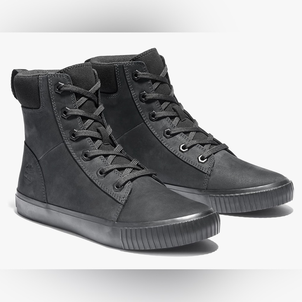 Women's Black High-Top Sneakers
